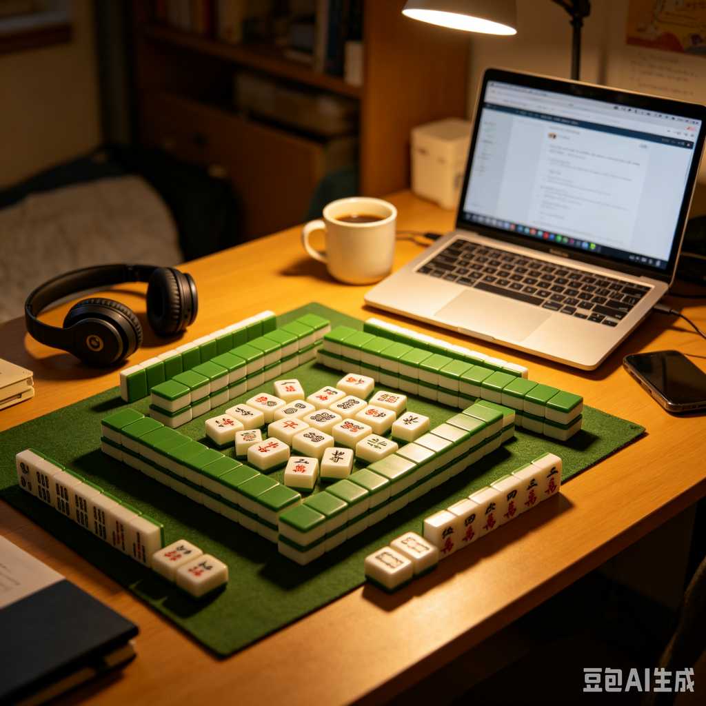 large print mahjong set
