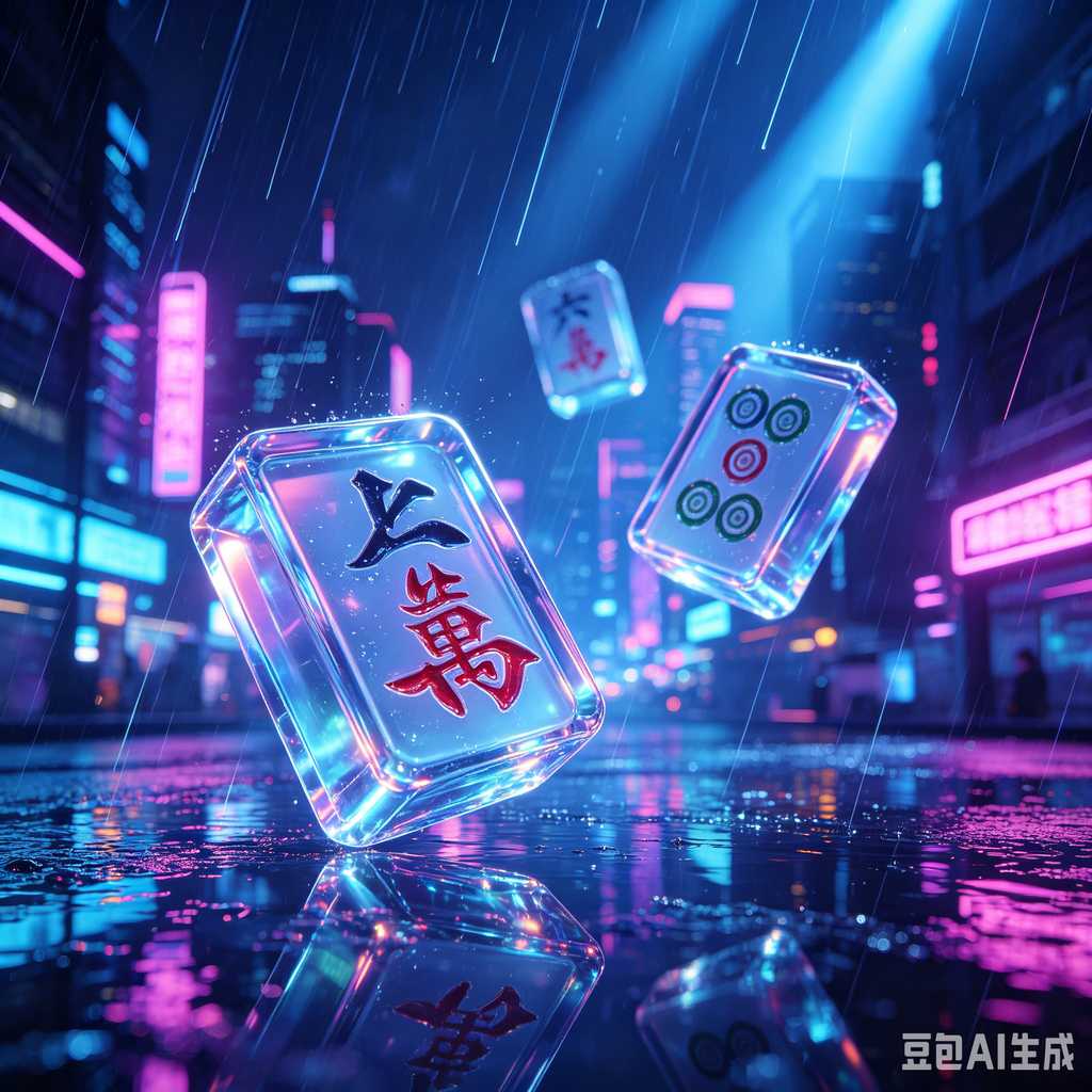 glossy mahjong tiles