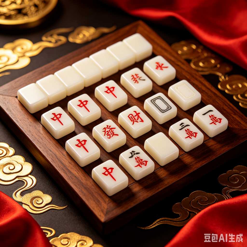 small portable mahjong set
