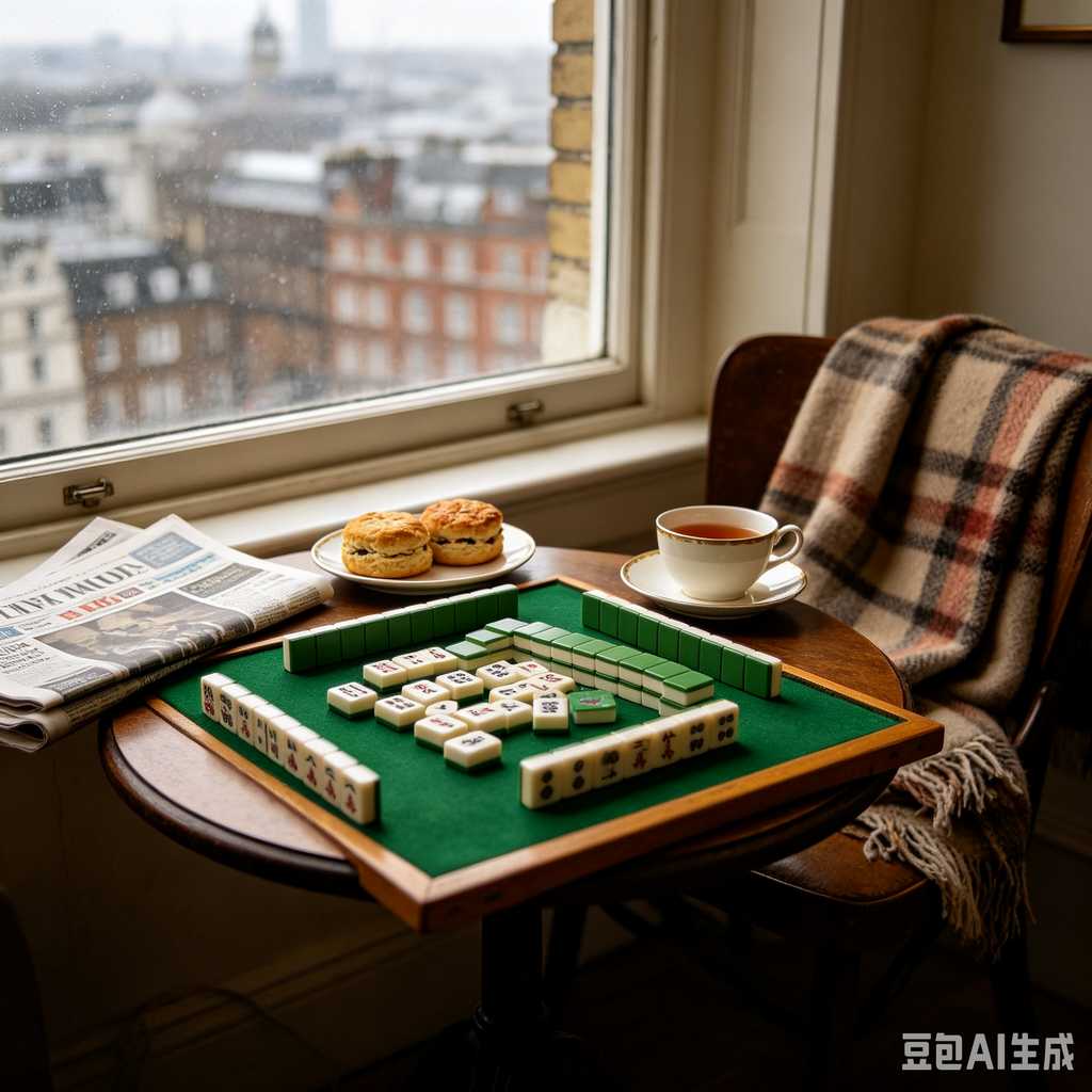 classic text mahjong set